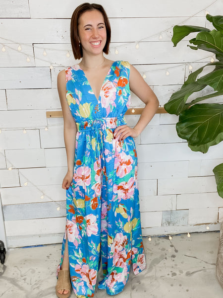 Flowing Floral Jumpsuit