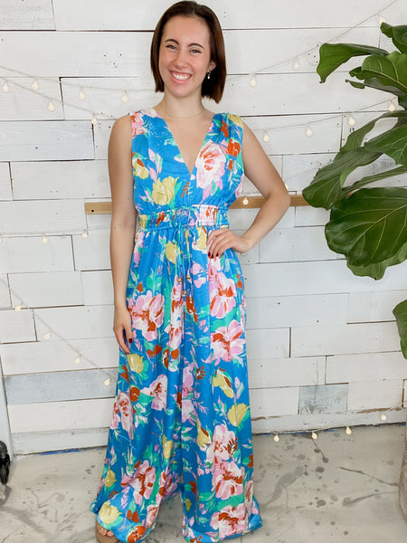 Flowing Floral Jumpsuit