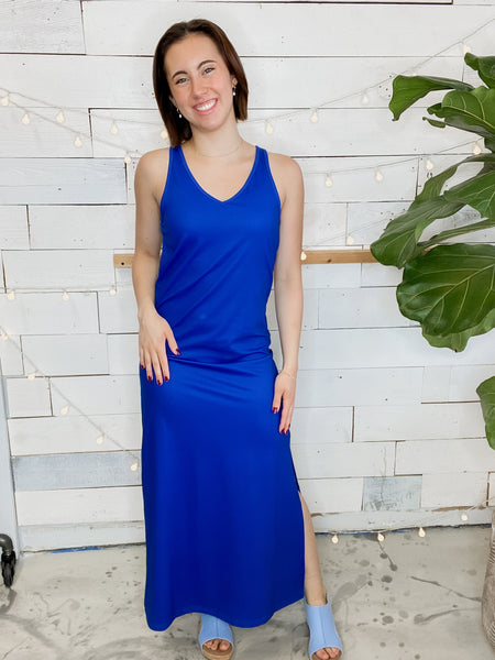 Bella Everyday Maxi Dress in Royal Blue