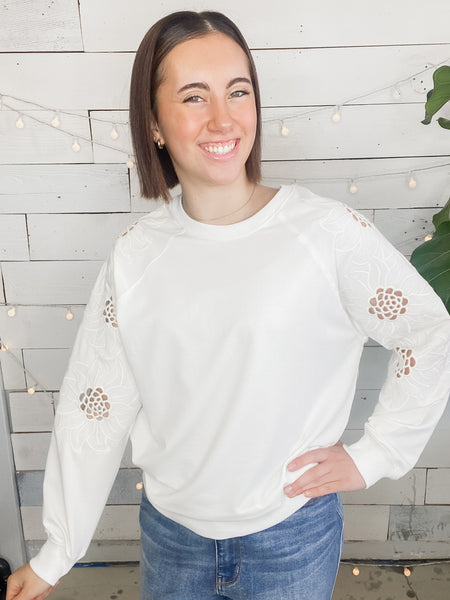 Love Story Pullover In Ivory