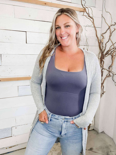 Waffle Knit Cardigan