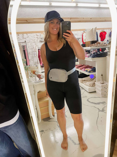 Biker Short Romper w. Removable Bra Cups