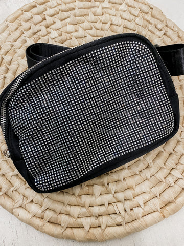 Black Friday Bling Clear Belt Bags