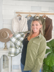 Cordurory Reversible Shacket
