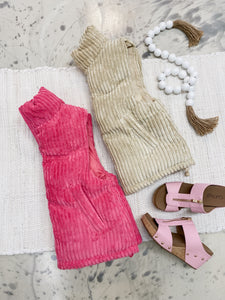 Zig Zag Cordurory Puffer Vest