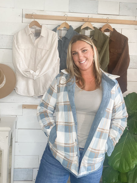 Cordurory Reversible Shacket