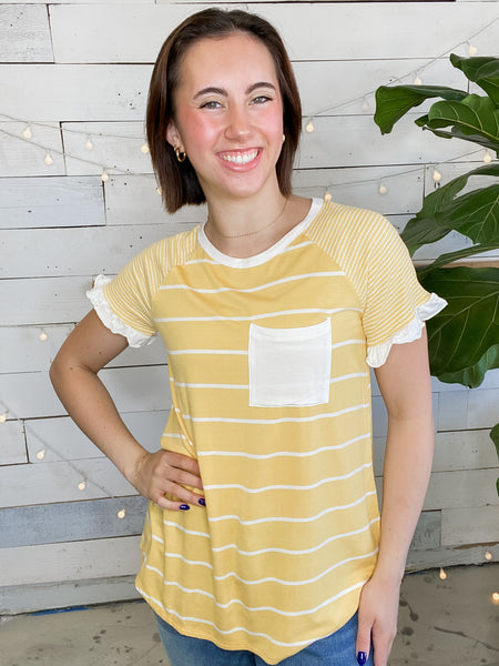 Flutter Butter Pocket Tee