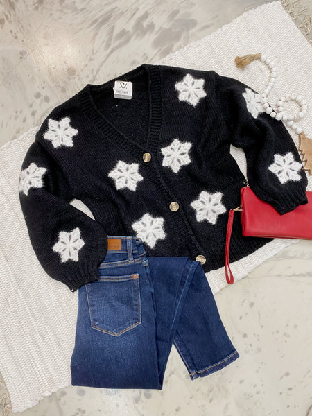 Michelle Mae Snowflake Cardigan