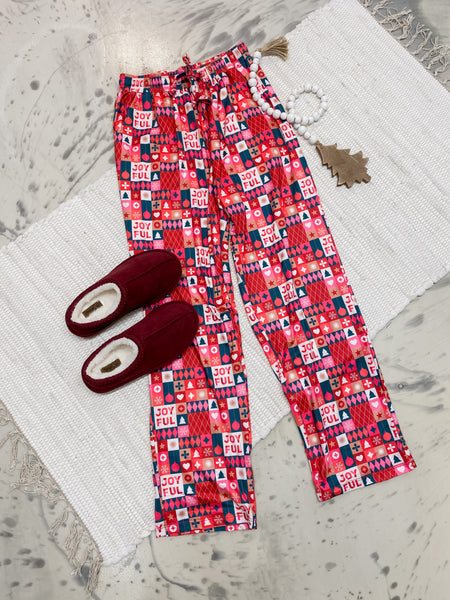 Michelle Mae Joyful Holiday Lounge Pants