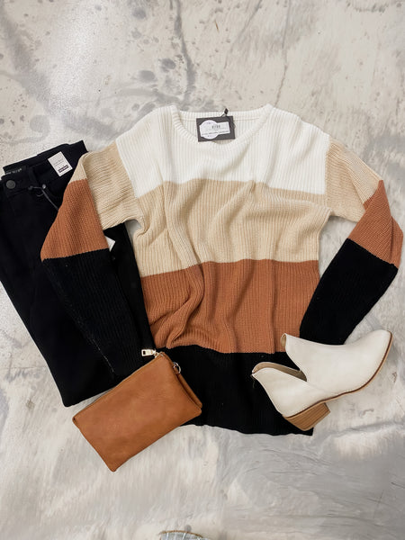 Ampersand Ave Paige Sweater in Fawn