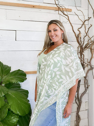Sage/Ivory Kimono