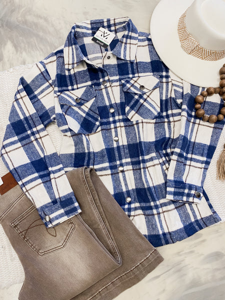 Michelle Mae Norah Plaid Shacket