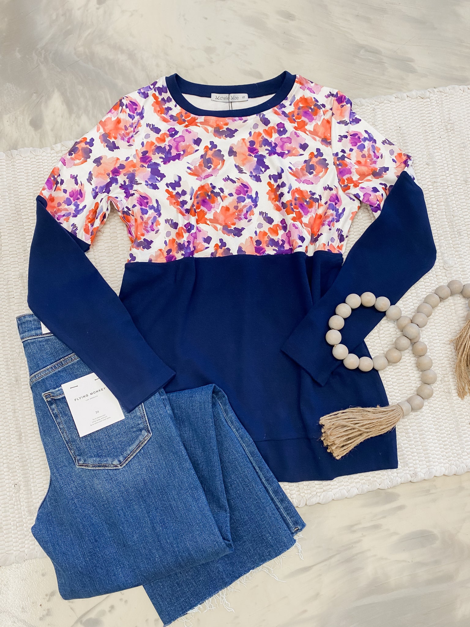 Michelle Mae Natalie Pullover in Autumn Purple
