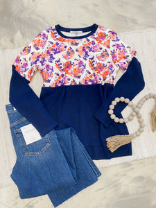 Michelle Mae Natalie Pullover in Autumn Purple