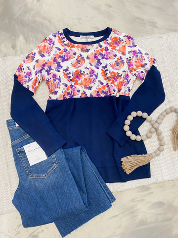 Michelle Mae Natalie Pullover in Autumn Purple