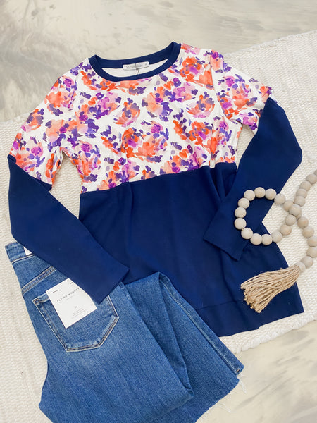 Michelle Mae Natalie Pullover in Autumn Purple