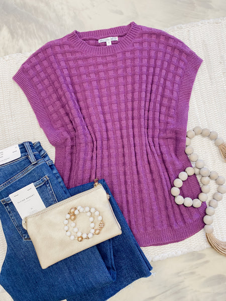 Michelle Mae Kelly Top in Plum