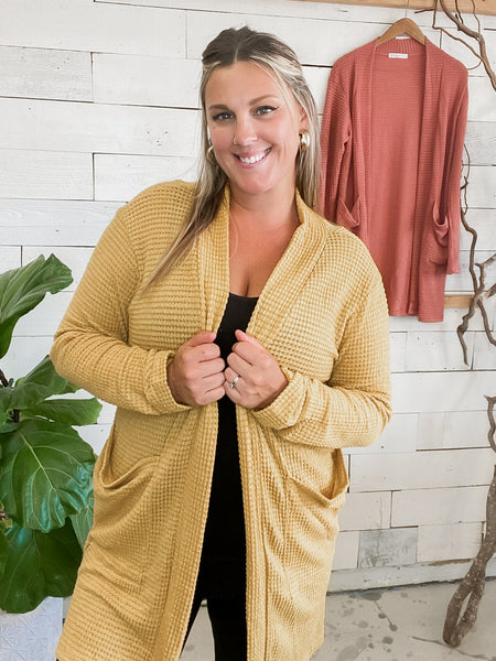 Lola Cardigan in Mustard