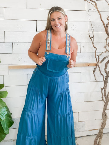 Trimming Lace Overalls