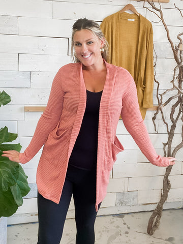 Lola Cardigan in Rose