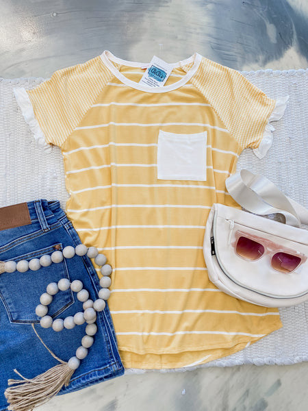 Flutter Butter Pocket Tee