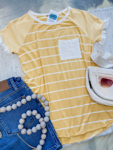 Flutter Butter Pocket Tee