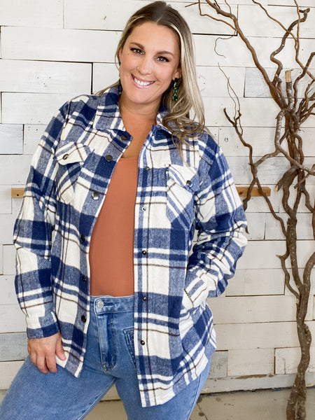 Michelle Mae Norah Plaid Shacket