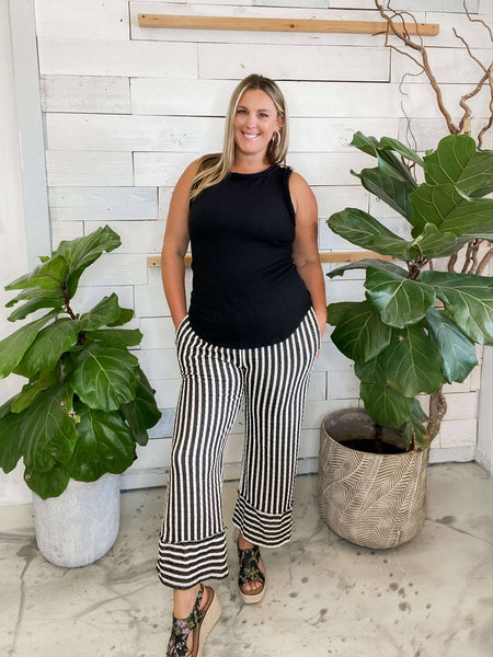 Coastal Collection Solid Black Top