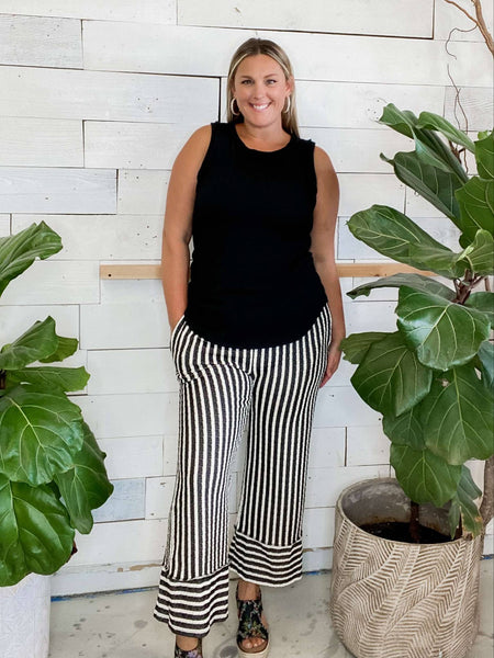 Coastal Collection Solid Black Top