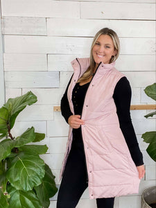 Michelle Mae Harlow Vest in Blush