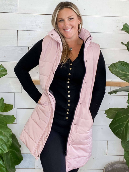 Michelle Mae Harlow Vest in Blush
