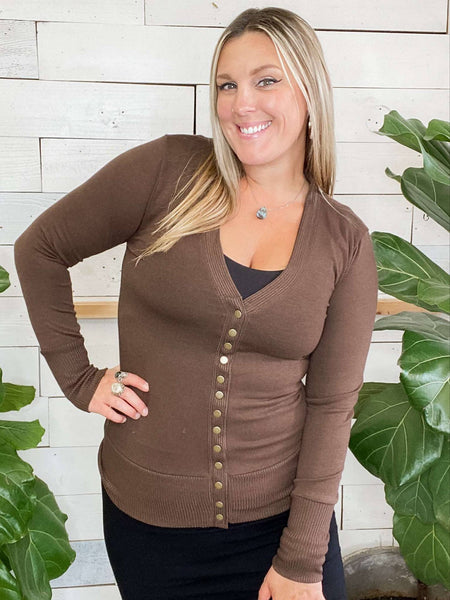 Basic Button Cardigan Fall Edition