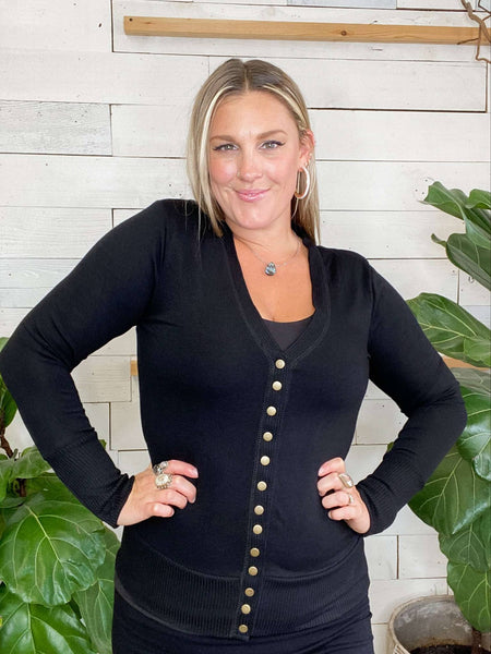 Basic Button Cardigan Fall Edition