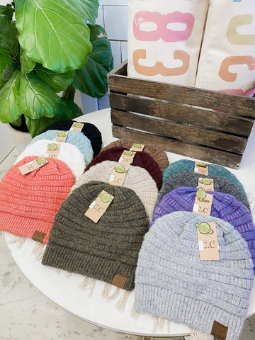 CC Beanie Fuzzy Lined