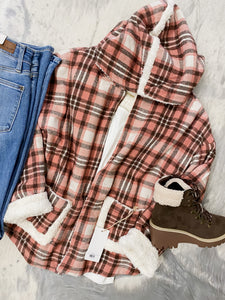Sure is Sherpa Jacket Blush