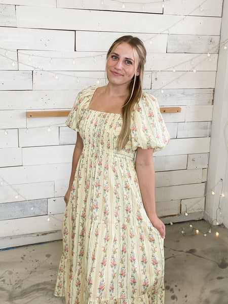 Dainty Floral Maxi Dress