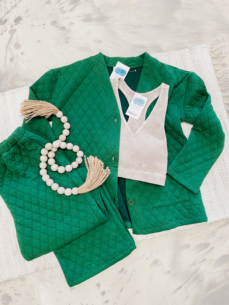 Black Out Friday Green Comfort Set