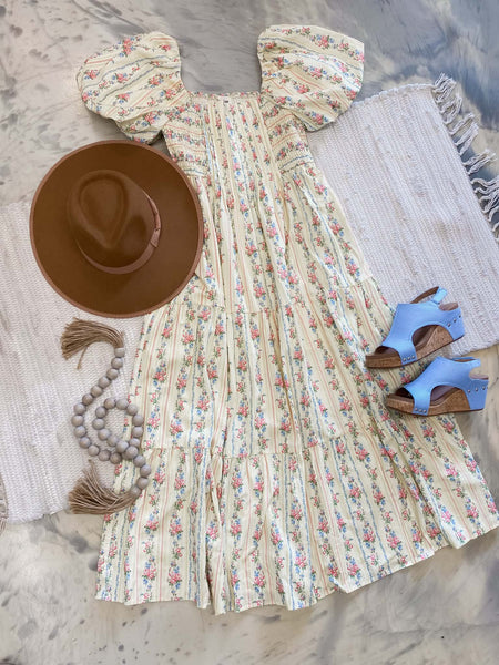 Dainty Floral Maxi Dress