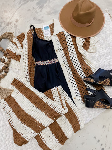 Vacay Vibes Set in Brown