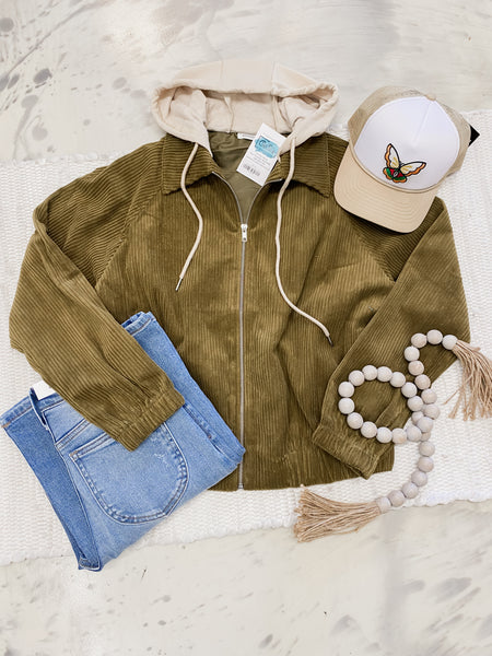 Corduroy Moss Jacket