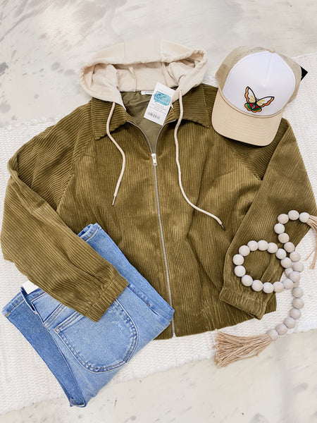 Corduroy Moss Jacket