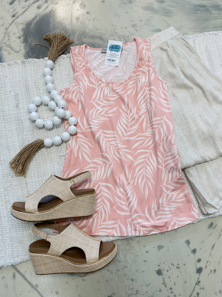 Pink Luxe Crew Tank STEAL