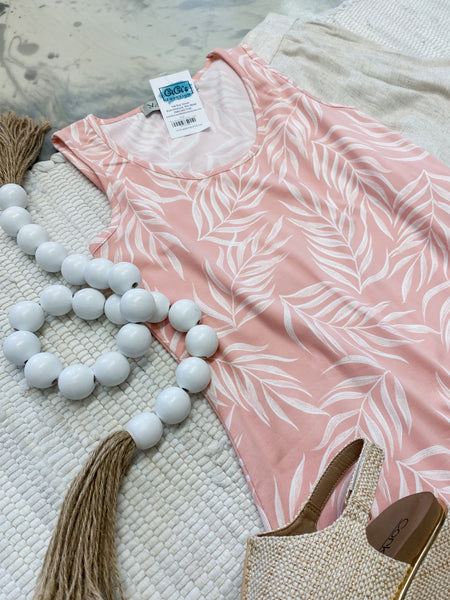 Pink Luxe Crew Tank STEAL