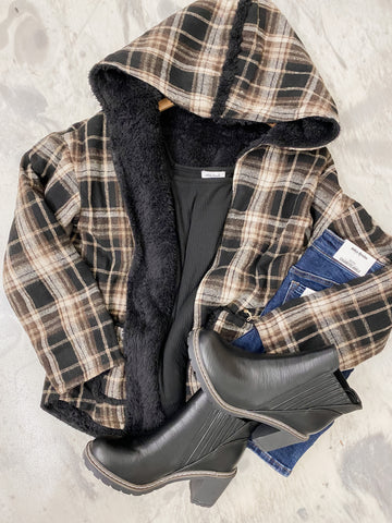 Sure is Sherpa Jacket Black