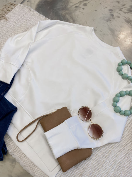 Summer Scuba Side Slit In Ivory
