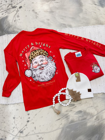 Simply Southern Leo Santa Red