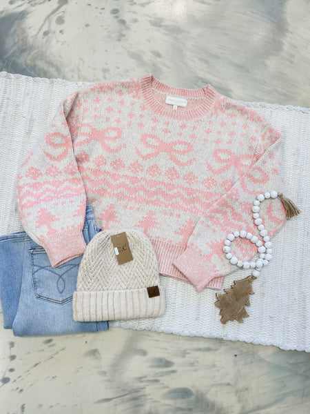 Simply Southern Felicity Bow Sweater