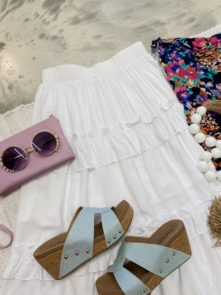 Right There Ruffle Skirt