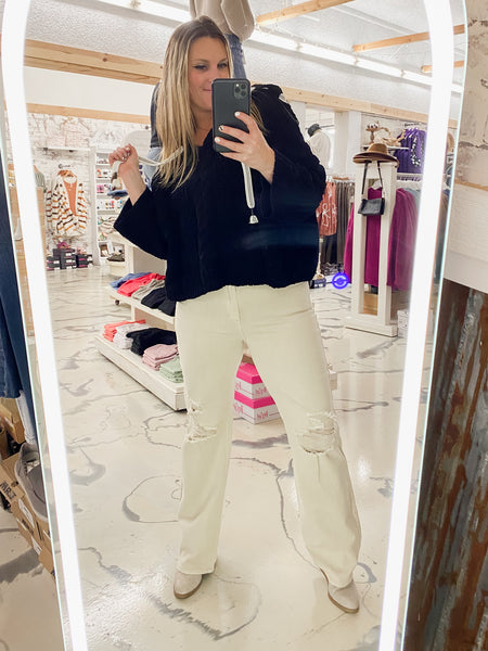 Black Out Friday Judy Blue HW Garment Dyed Destroy 90's Straight