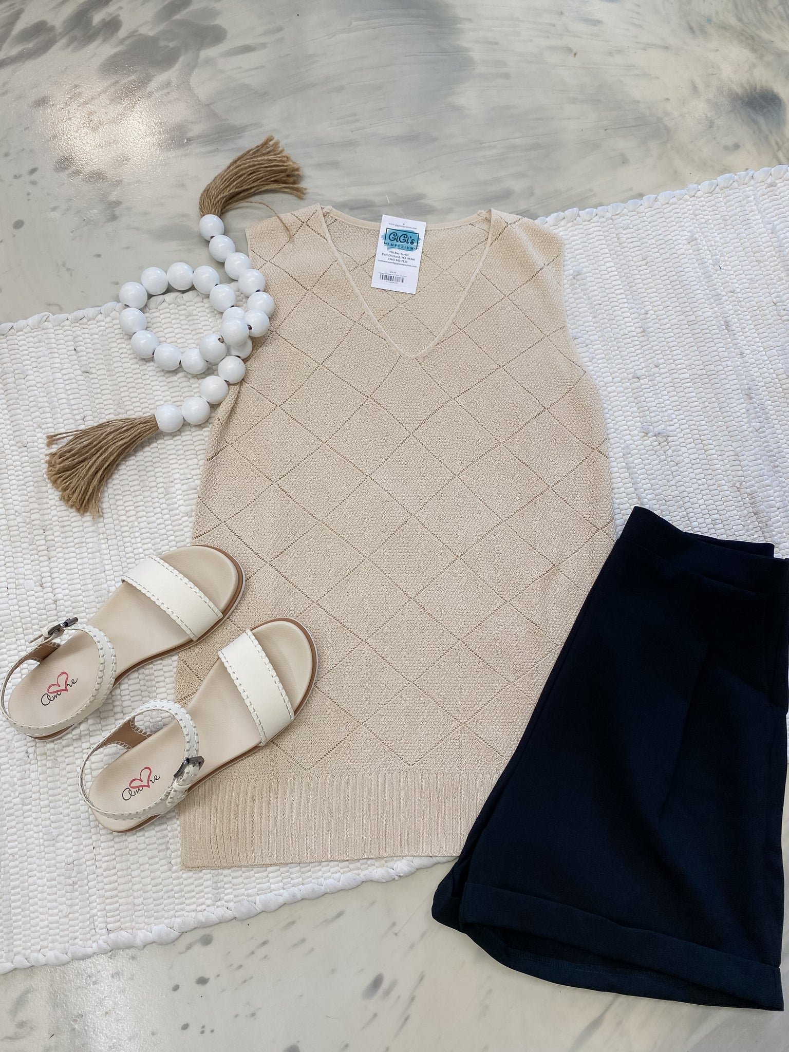 Oakley Oatmeal Knit Tank